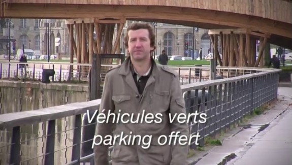 Vehicule propre, parking offert